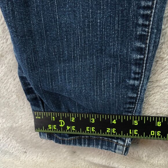 Levis Womens The Original Jean Jeans Size 8 Blue Denim Skinny Legging Casual - Picture 8 of 16